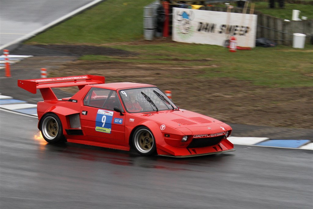 Johannes Graversens Fiat X 1/9 er tilbage efter en skade
(Foto: Keld Dohm)